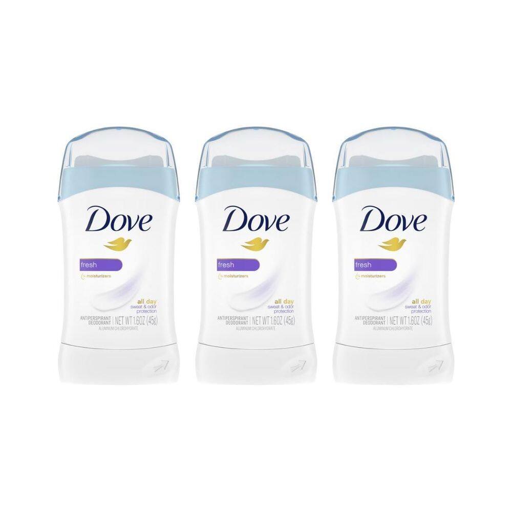 Desodorante Creme Dove Stick Fem Fresh 45G - Kit Com 3Un