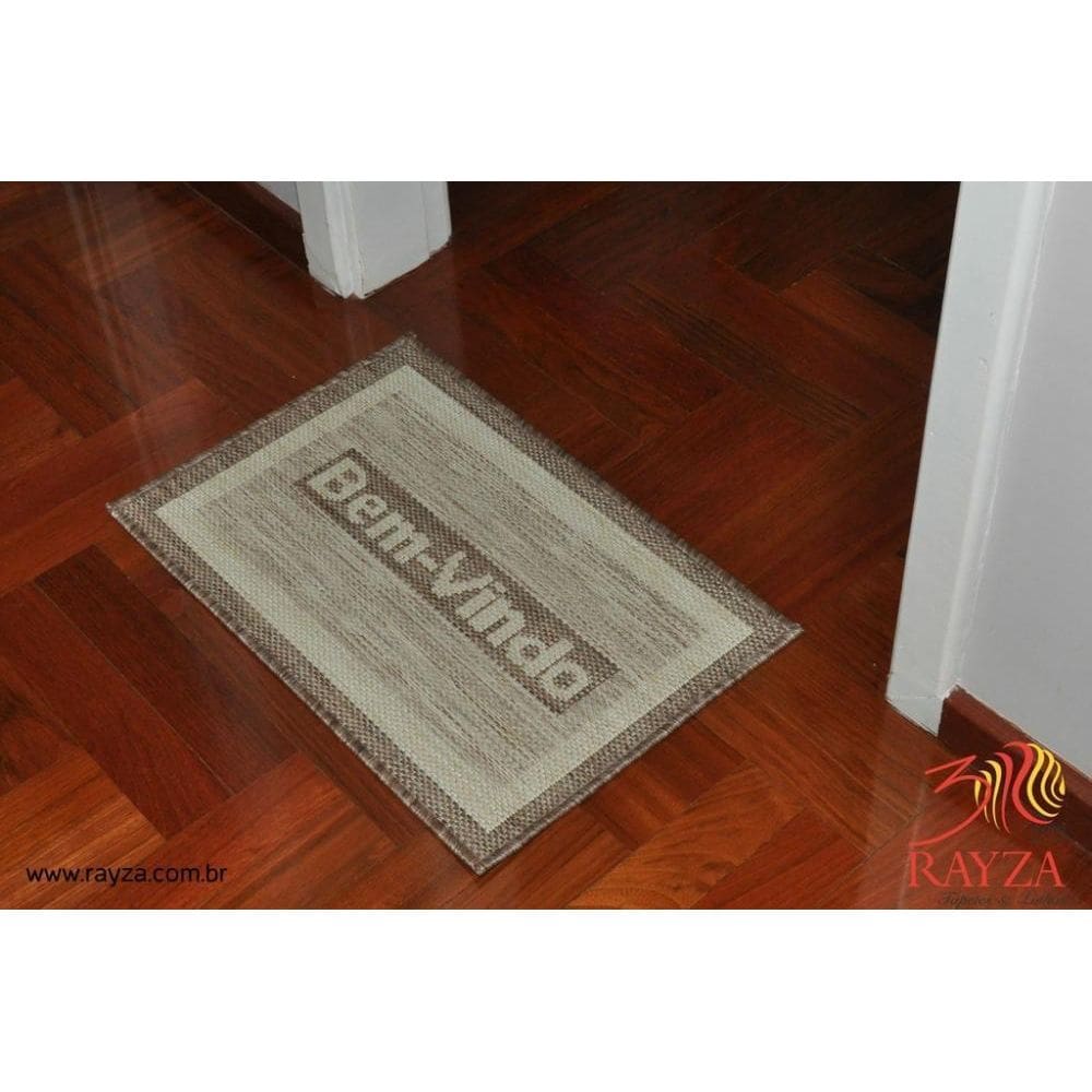 Mini Capacho Sisal Look Bem Vindo 005 Arena 040X060 Cm