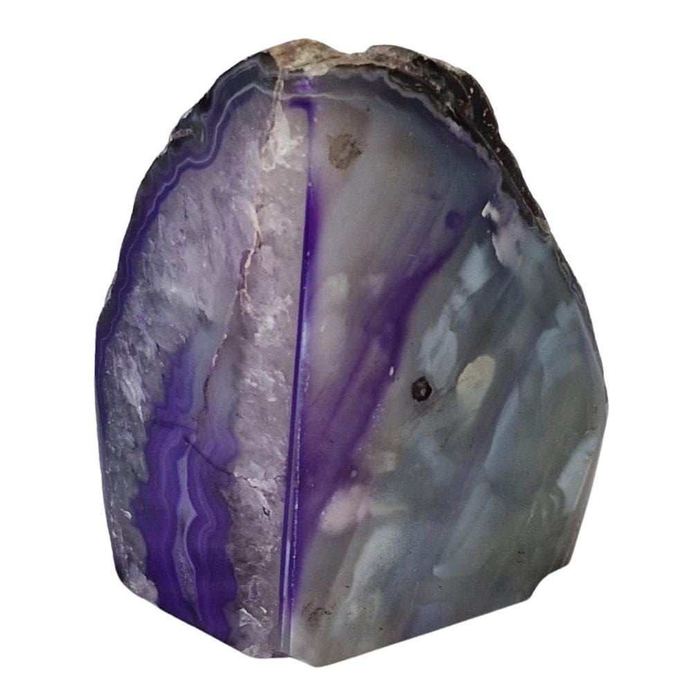 Pedra Natural Geodo Ágata Roxa 1,0 Kilo Decoração