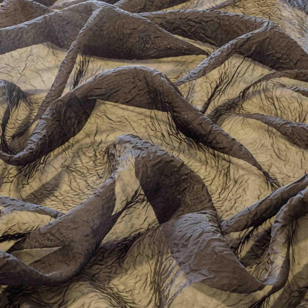 Rolo 3 Metros Voil Amassado 100% Poliéster 3,00 Mt Largura