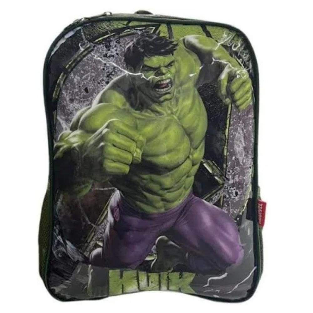 Mochila De Costas Escolar Infantil Juvenil Hulk