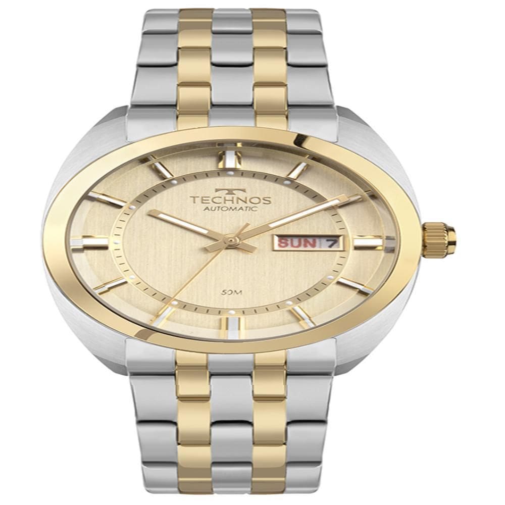 Relógio Technos Masculino Automático Bicolor - 8205Ou/1X