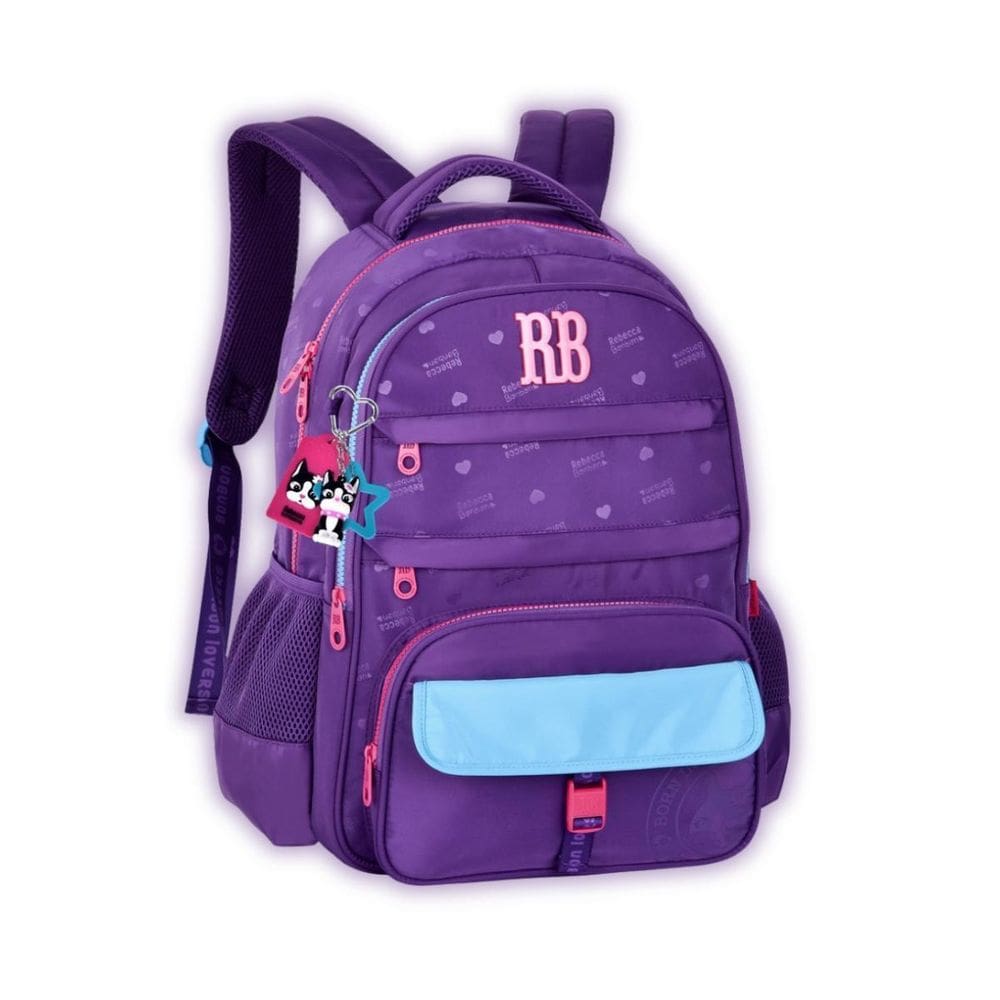 Mochila Rebecca Bonbon De Costas Infantil Escolar Kids Roxo