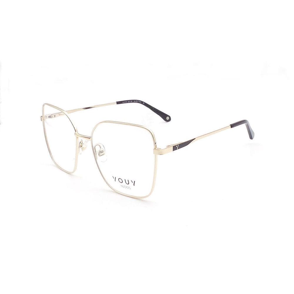 Armação De Óculos Youy Y6005E0155 Dourado Brilho