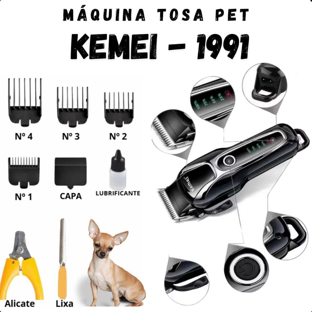 Aparador Kemei Km-1991 Compacto E Pets