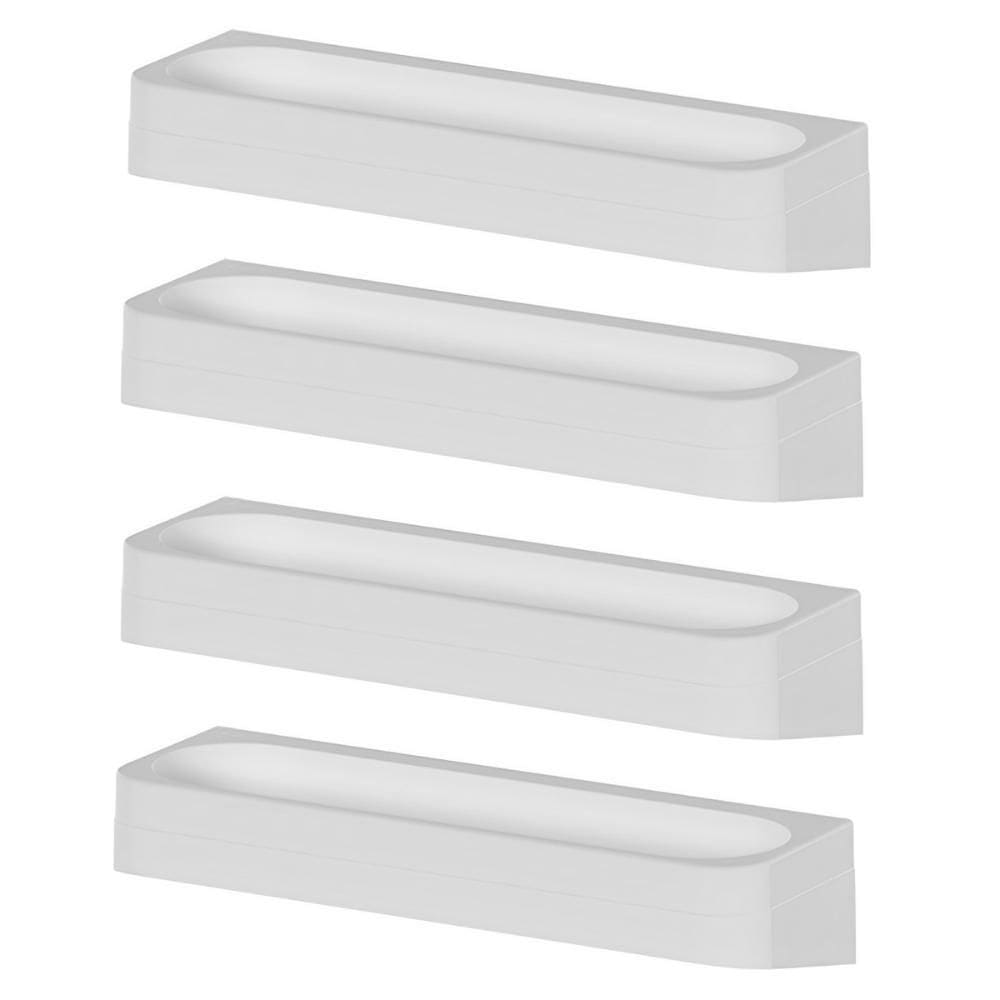 4X Porta Shampoo Prateleira De Banheiro De Parede Ou Branco