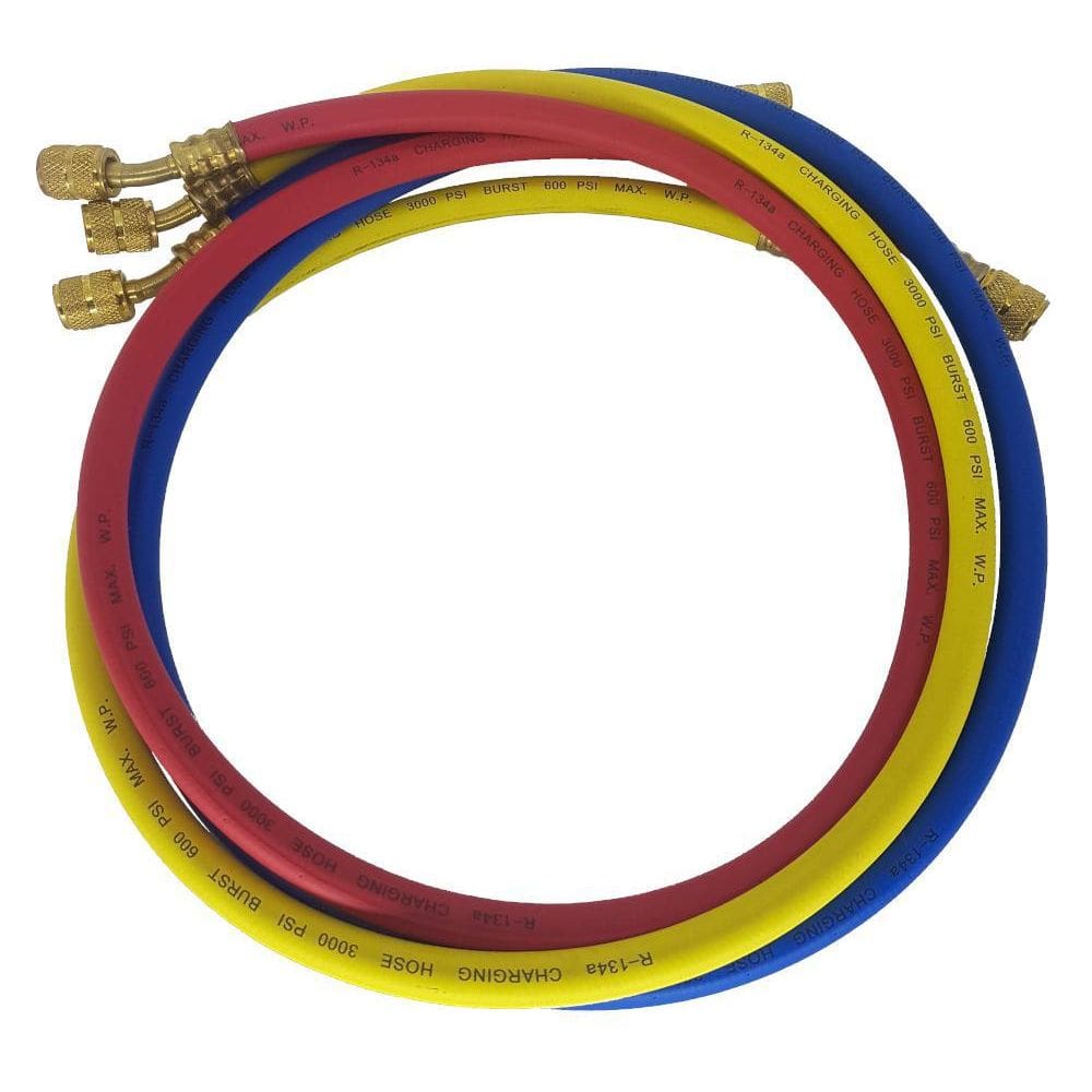 Conjunto Mangueiras Manifold 3-36 90Cm 1/4Sae X R12/R22/R502