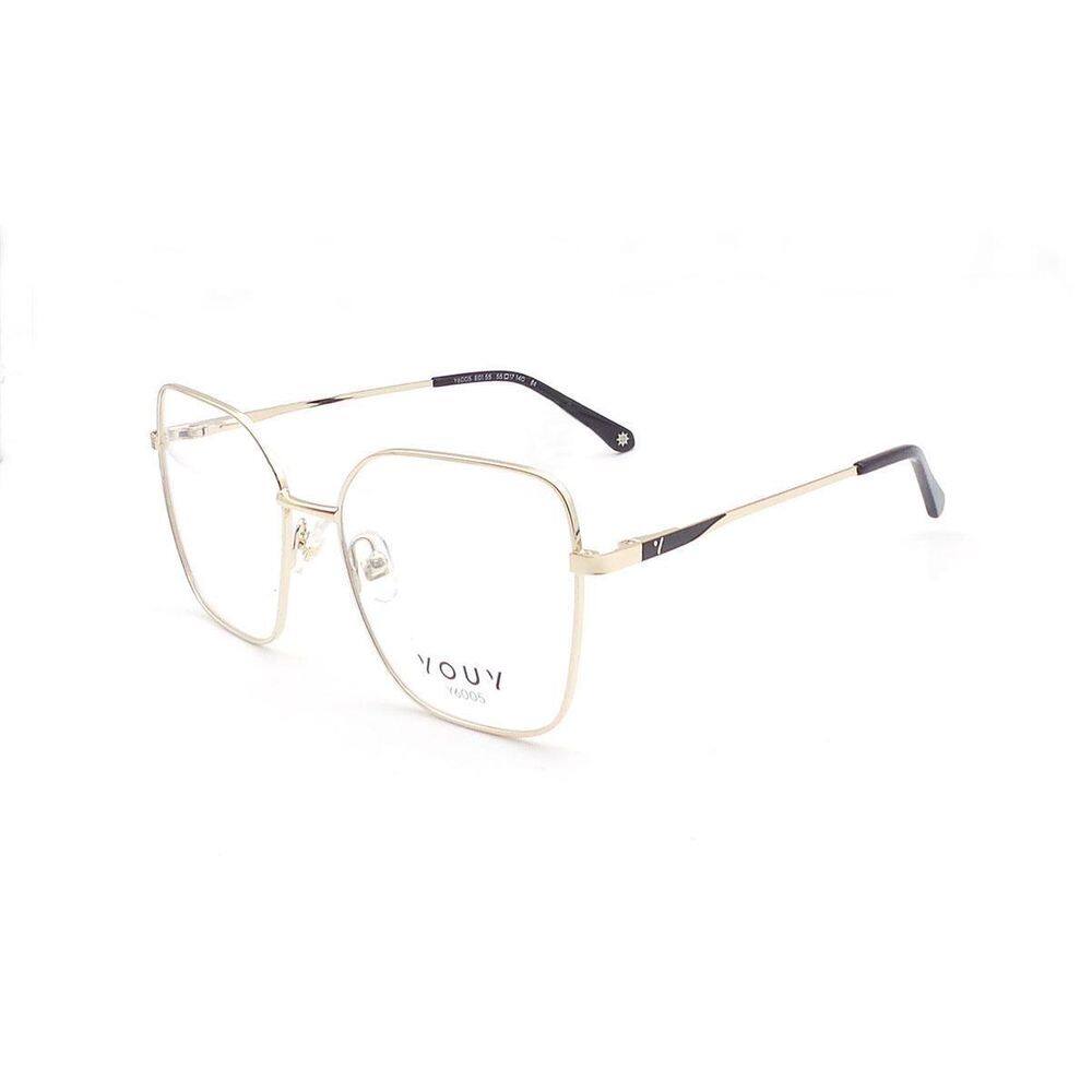 Armação De Óculos Youy Y6005E0155 Dourado Brilho