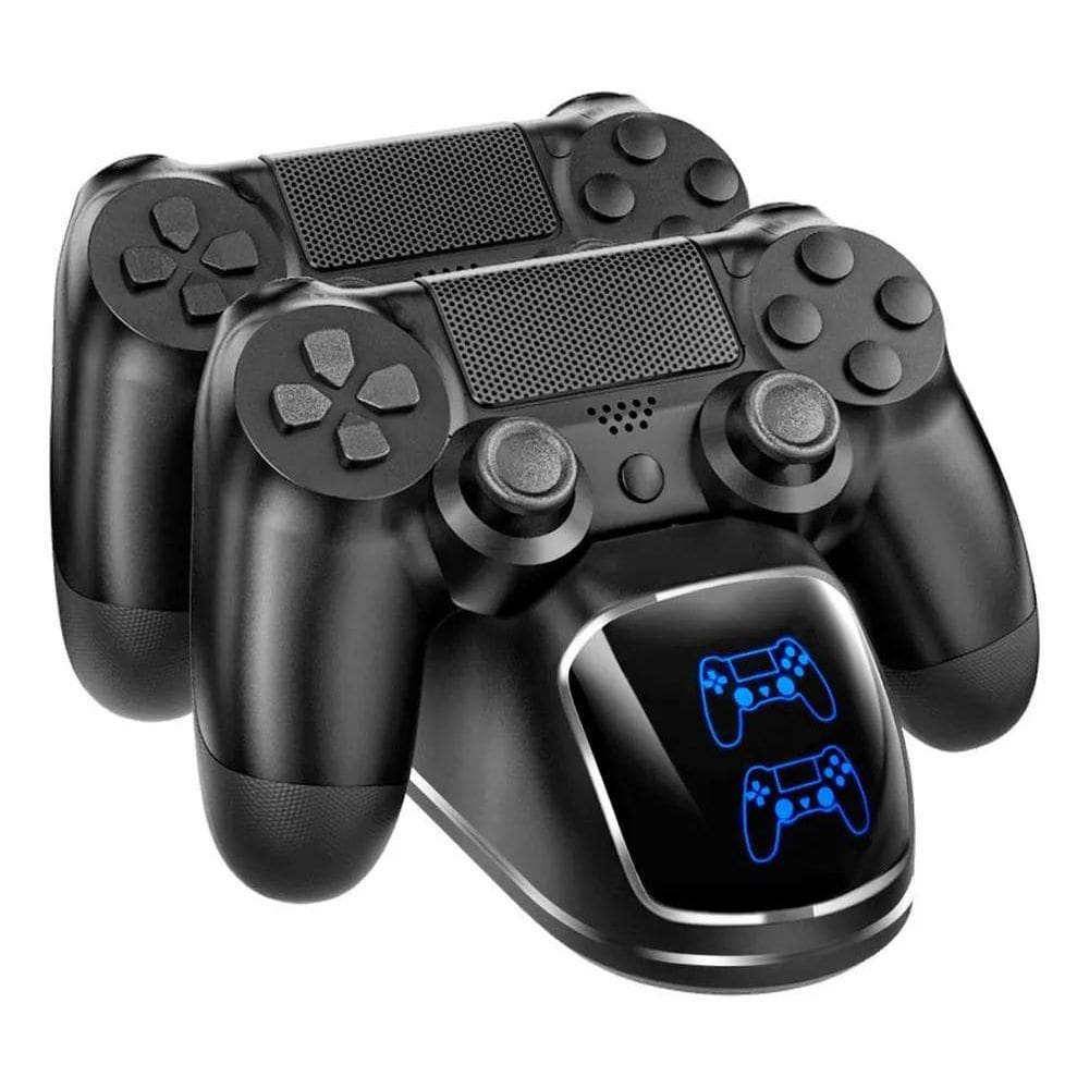 2X Base Carregador Para Controle Ps4/Slim/Pro Com Suporte Do