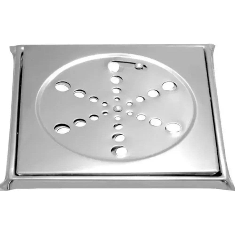 2X Ralo Giratória Quadrado Paradise 10X10 Cm Com Caixilho -