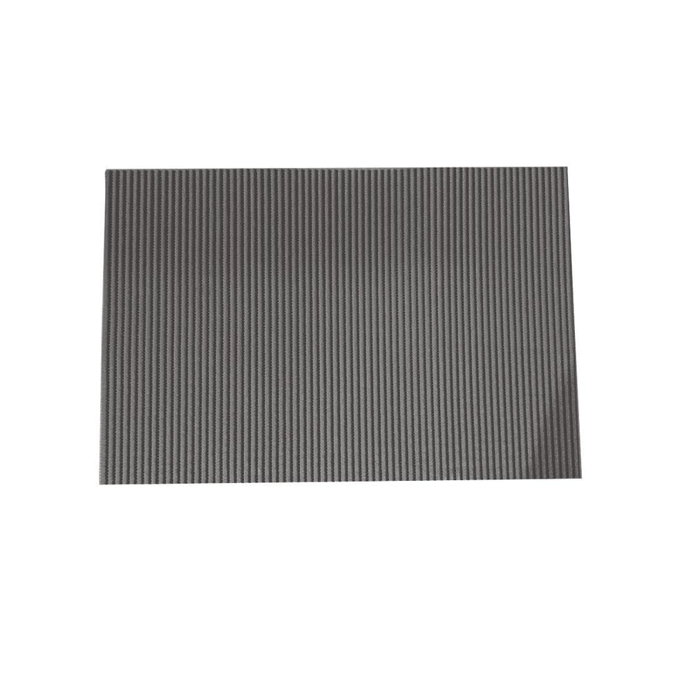 Tapete Emborrachado 45 Cm X 65 Cm - Cinza Escuro
