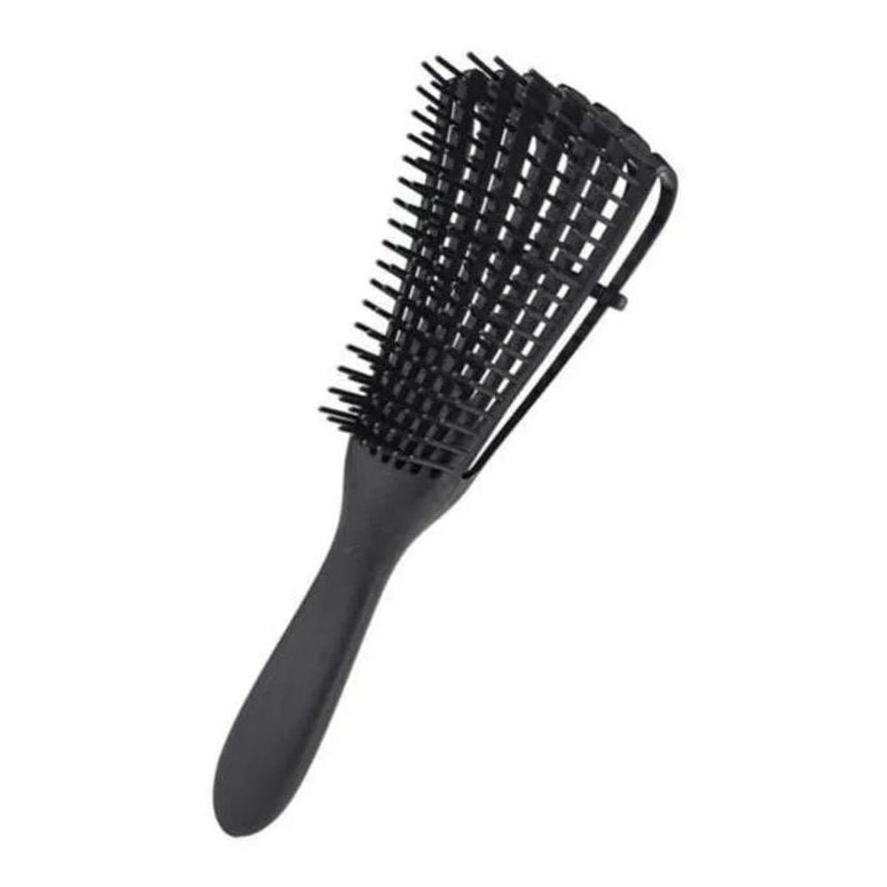 2X Pente Escova Polvo Preta Desembaraçar Cacheados E Crespos