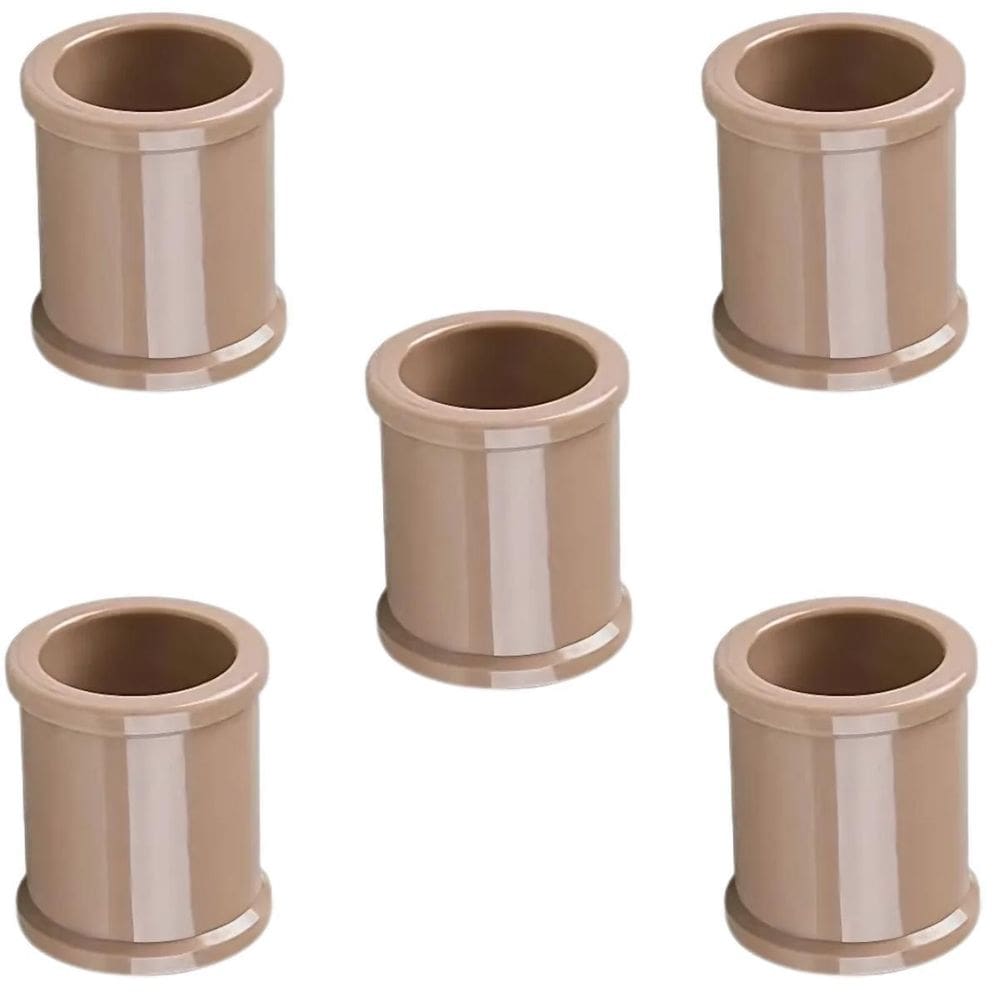 Luva Pvc 40Mm Marrom Conexão Encanamento Kit 05 Un