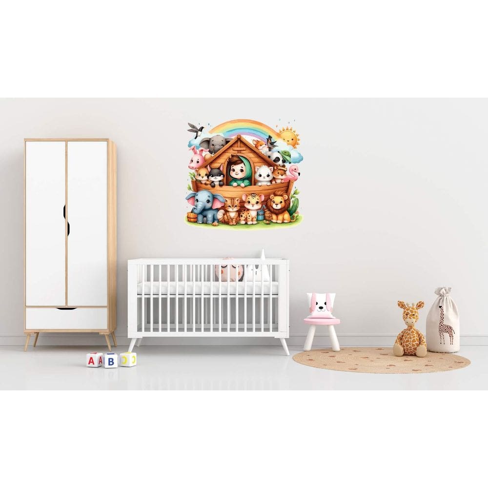 Adesvo De Parede Arca De Noe Mod03