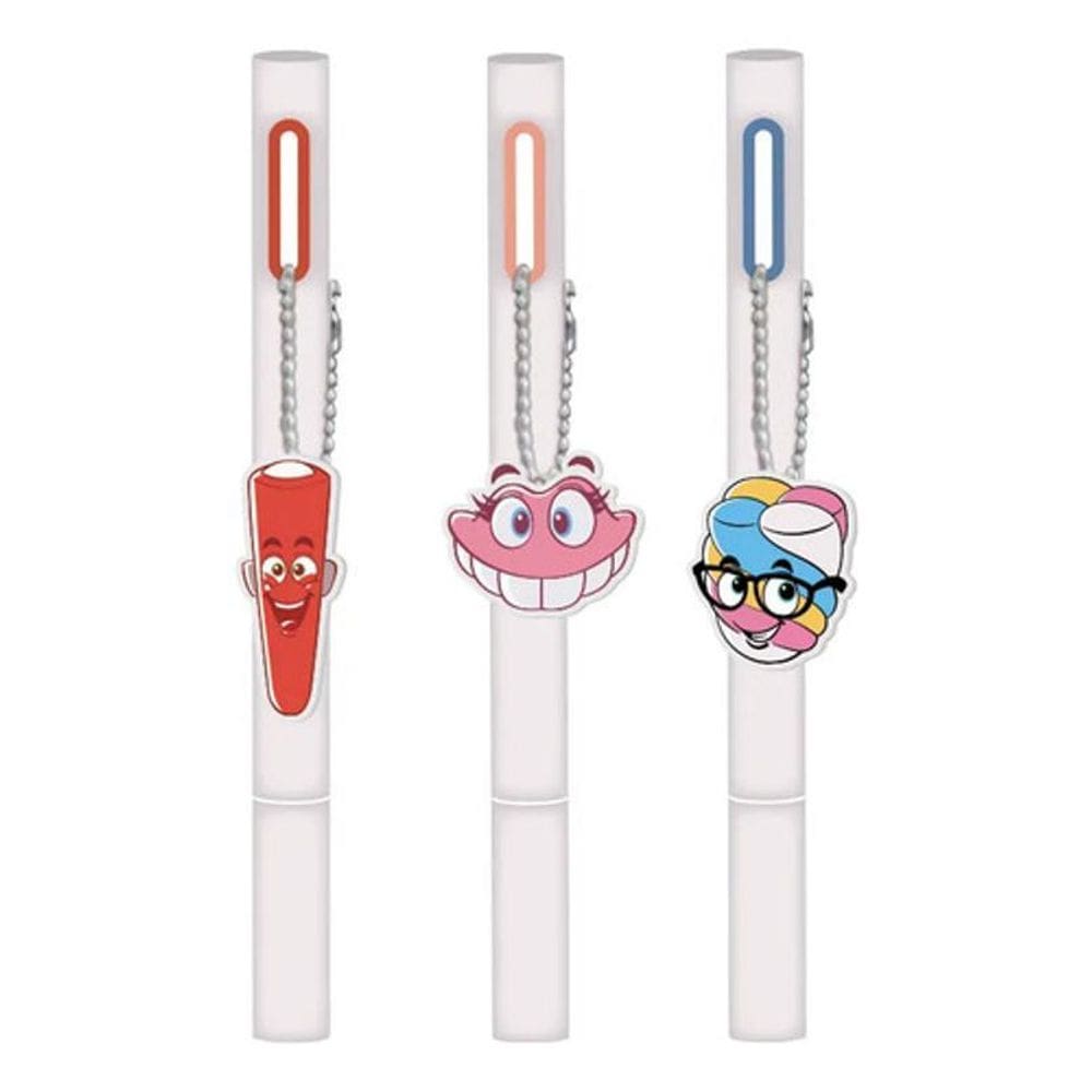 Kit 03 Caneta Marca-Texto Com Pingente Fini