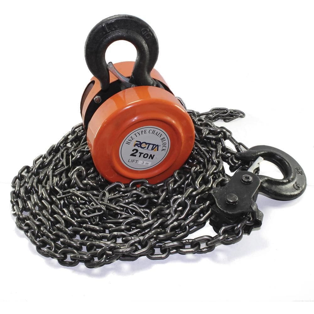 Talha Manual 2 Toneladas - 3 Metros De Corrente