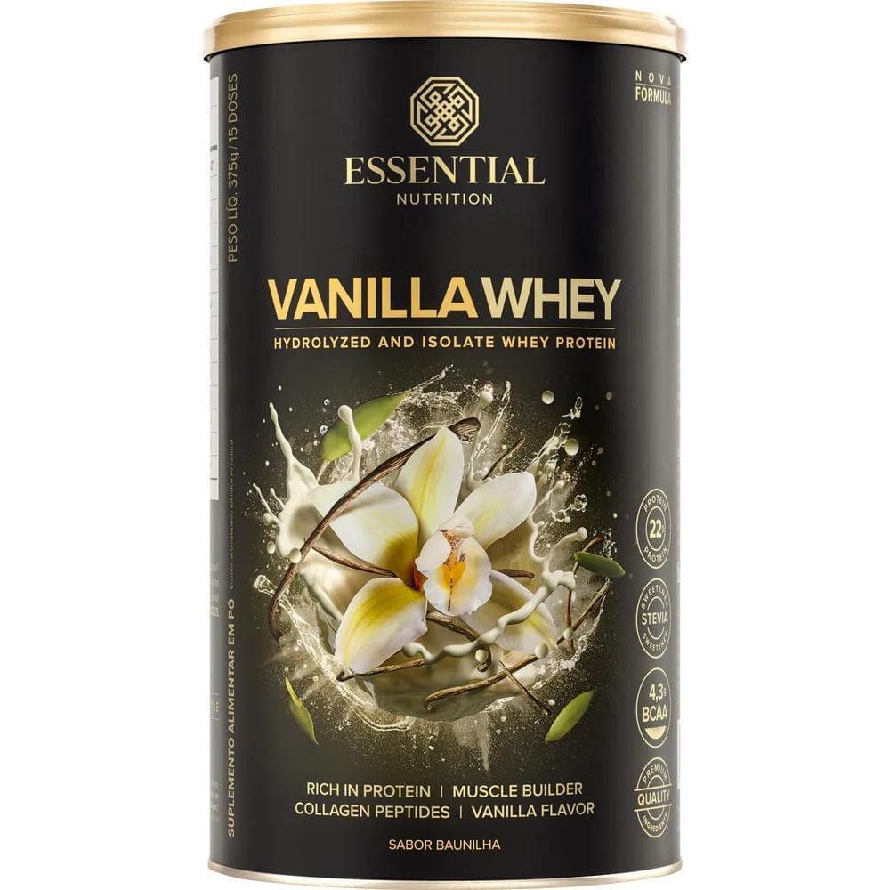 2X Vanilla Whey 375G - Essential Nutrition Whey Protein Isol