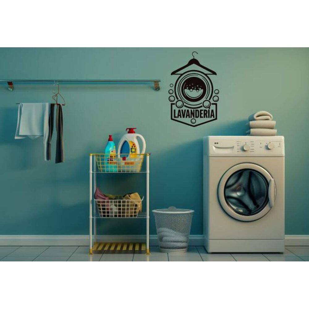 Adesivo De Parede Lavanderia Mod24