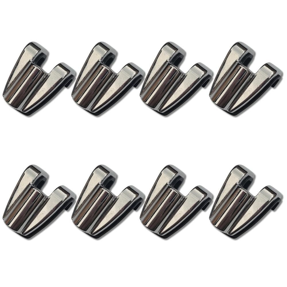 Kit 8 Garra Afinação Bumbo Bateria Dch700 Metal Cromo Zowag