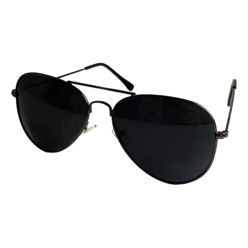 2X Óculos De Sol Aviador Polarizado Preto Masculino Feminino