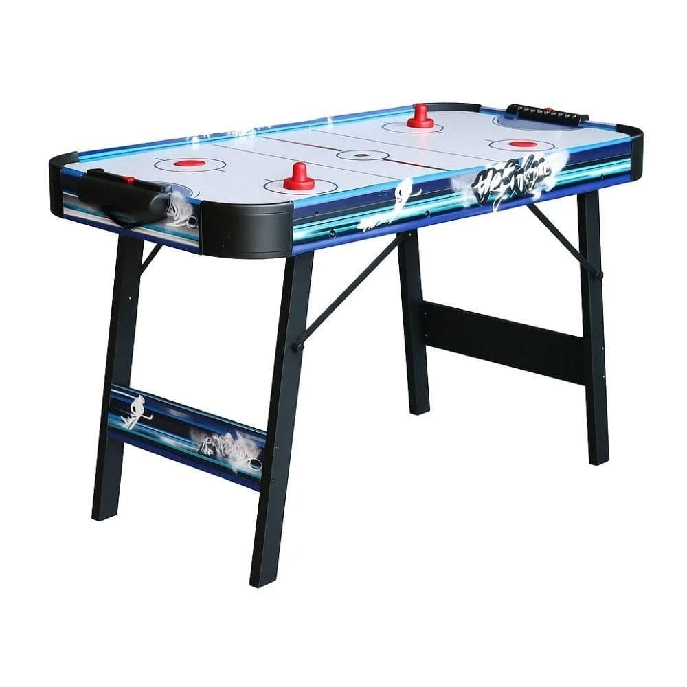 Mesa Hockey Air Completa Com Marcador Discos E Rebatedores