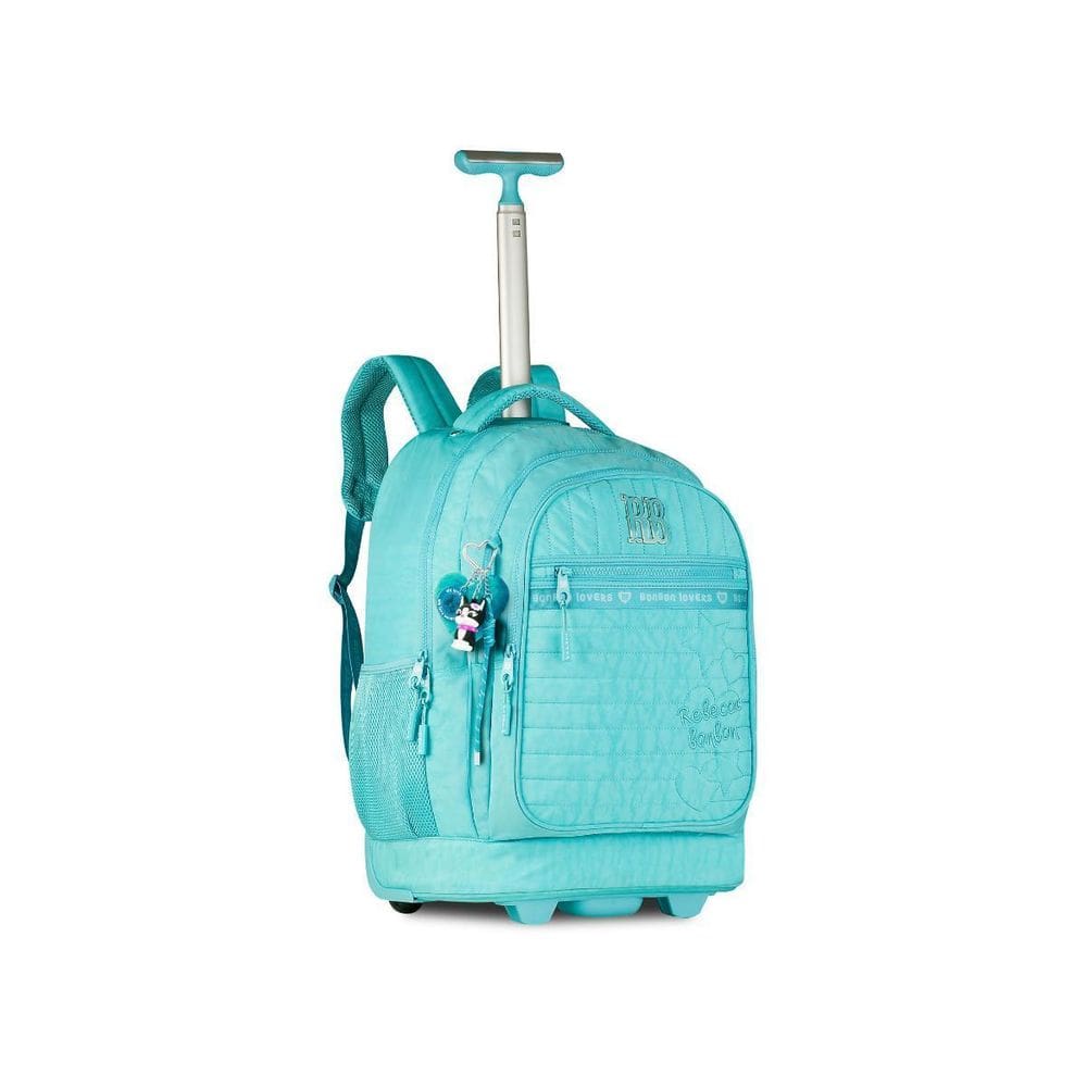 Mochila Carrinho Com Charm E Puxador - Rebecca Bonbon