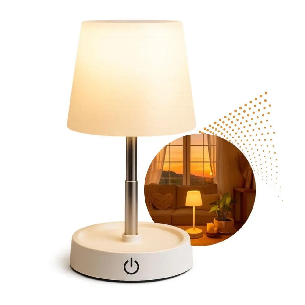 Luminária Led Touch Abajur Mesa Luz Led Usb Portátil Moderna