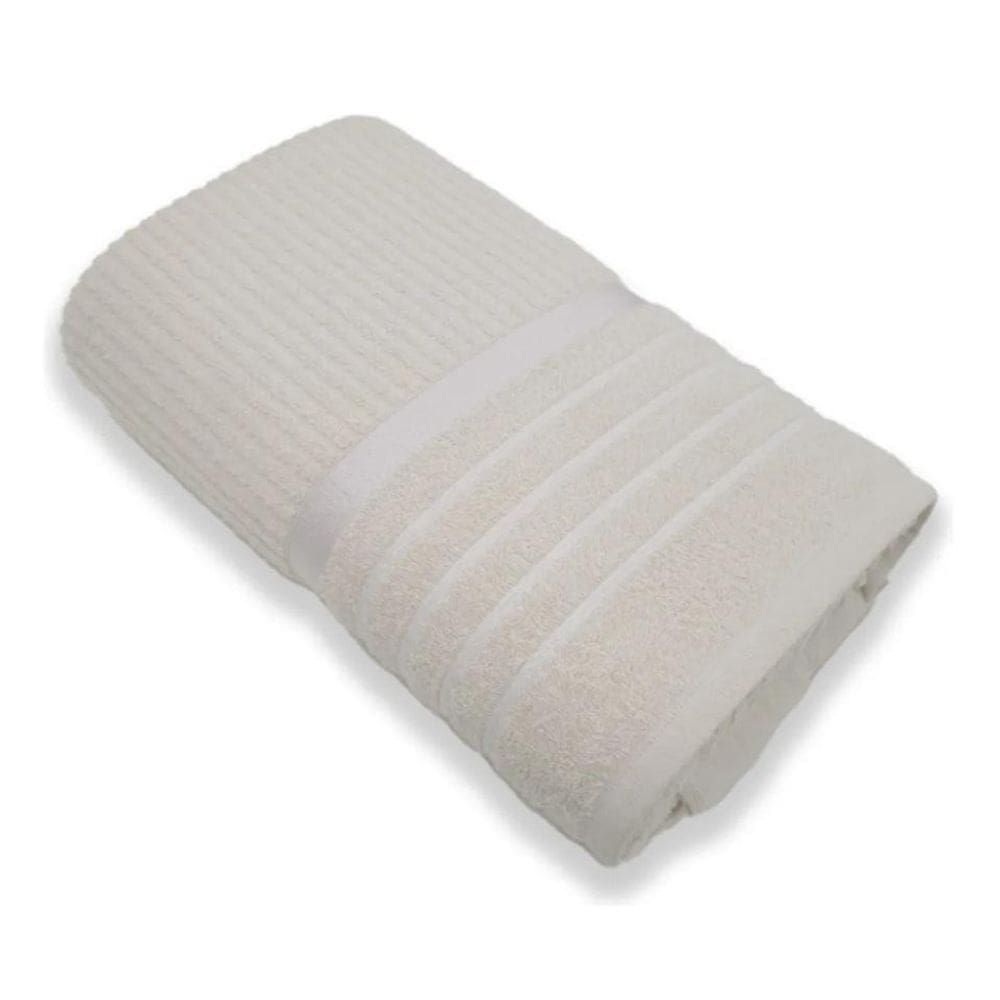 Toalha Rosto Nancy 50Cm X 70Cm Marfim Corttex