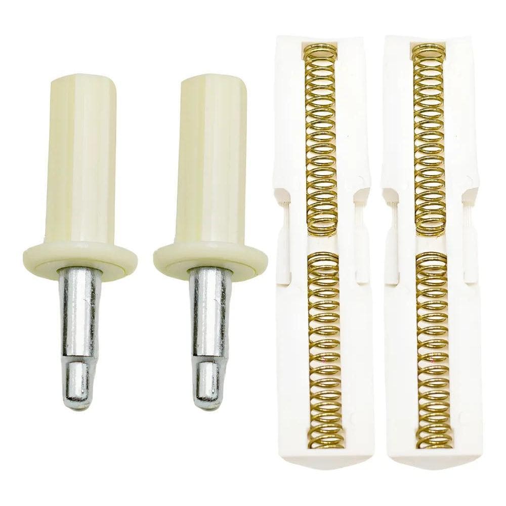 2X Deslizante E Pino Com Mola Para Porta Camarao 4 Pçs