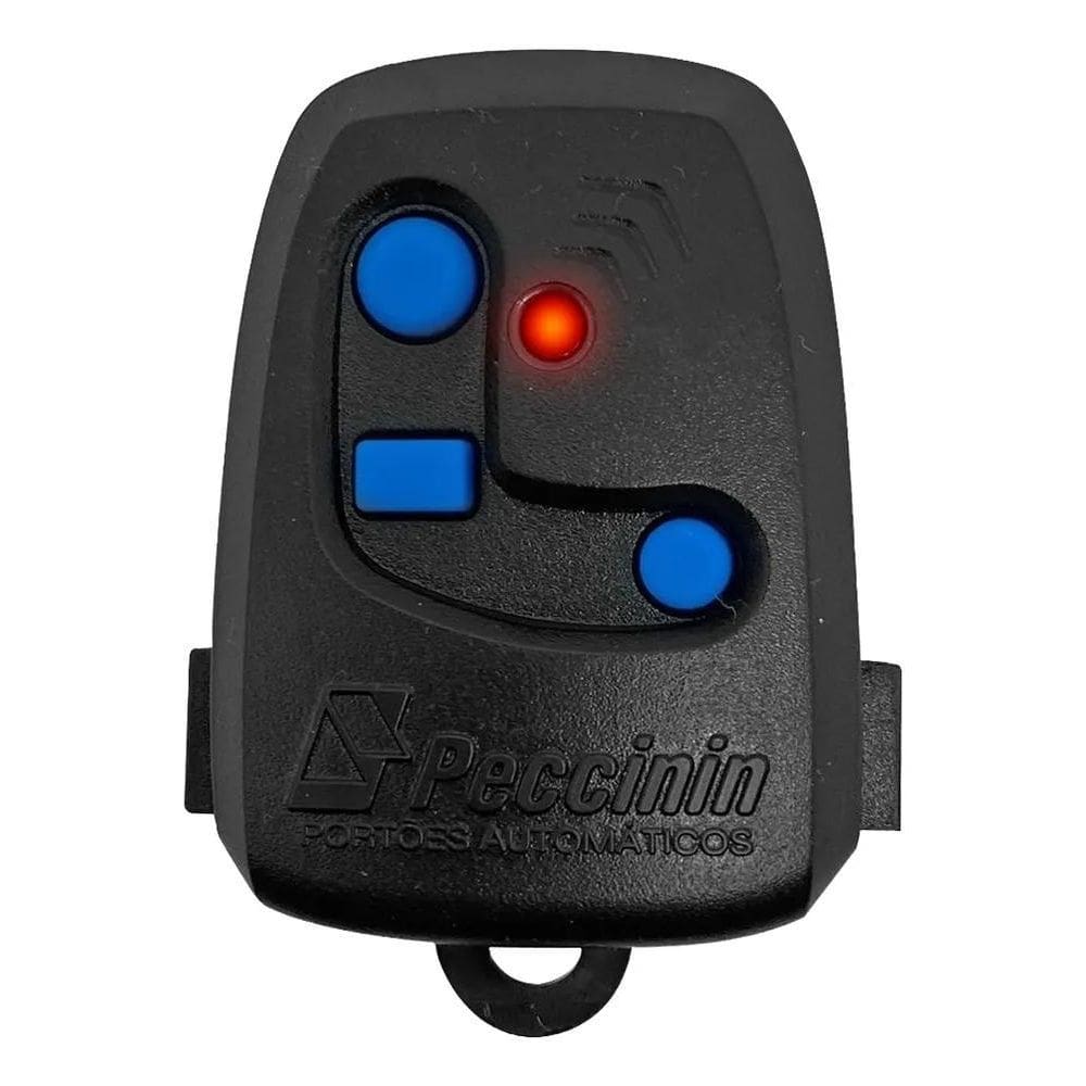 2X Controle Remoto Peccinin 3 Teclas 433,92 Mhz Com Pilha