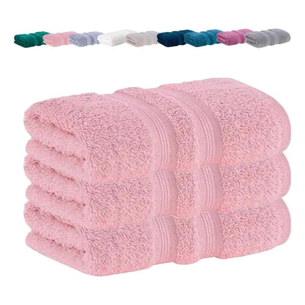 2X Kit 3 Toalha De Lavabo Egípcio Buddemeyer 100% Algodão