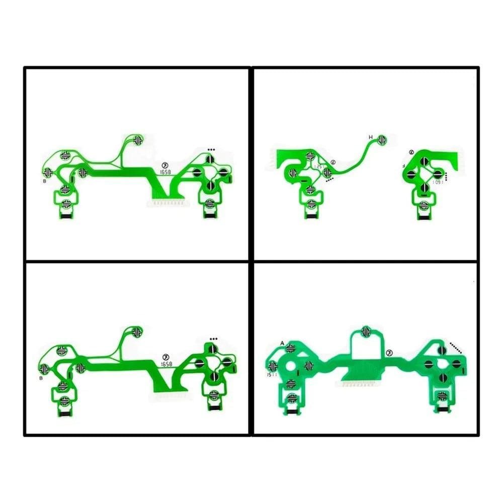 2X Película Manta Condutiva Reparo Botões Para Controle Ps4