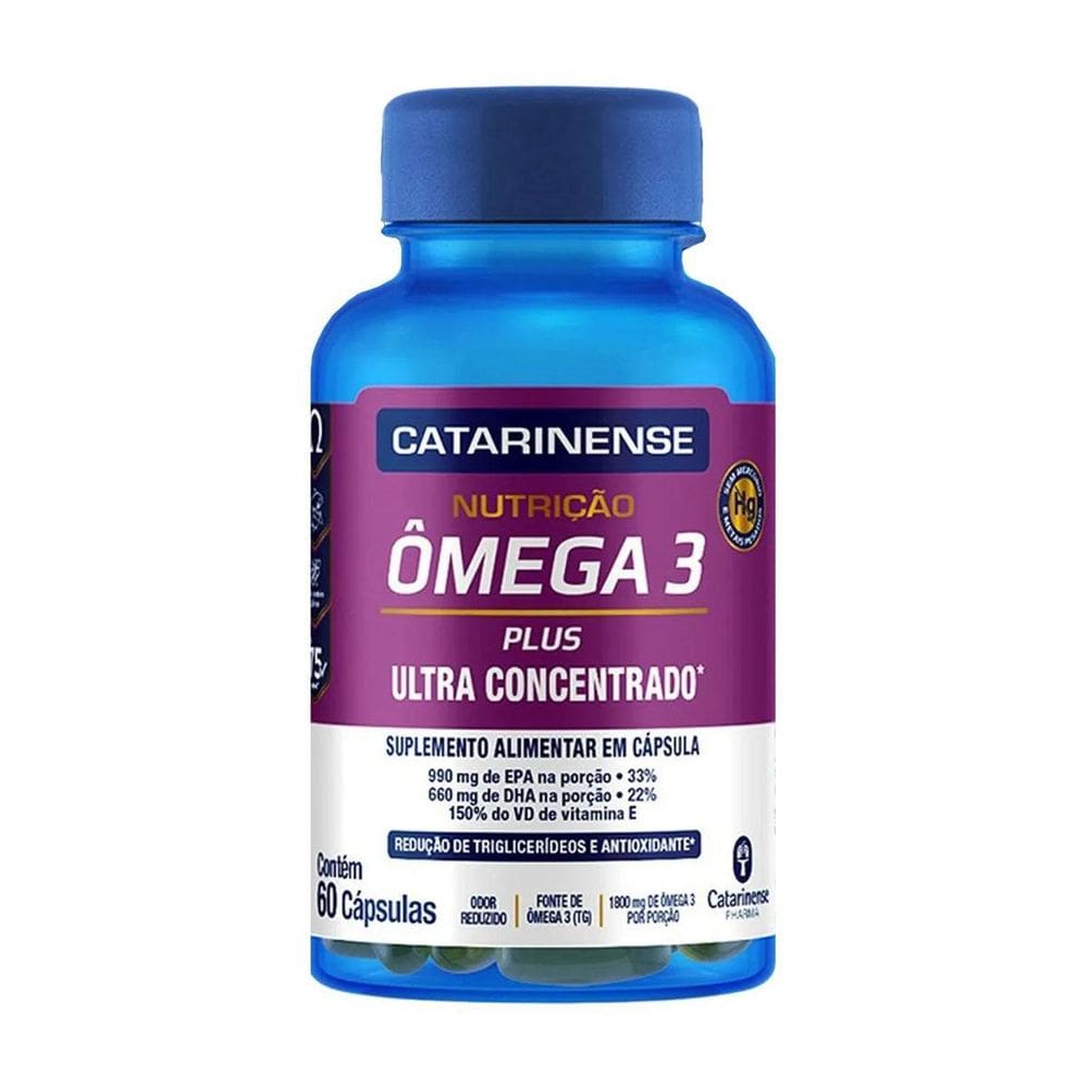 Ômega 3 Plus Ultra Concentrado 60 Cápsulas Catarinense