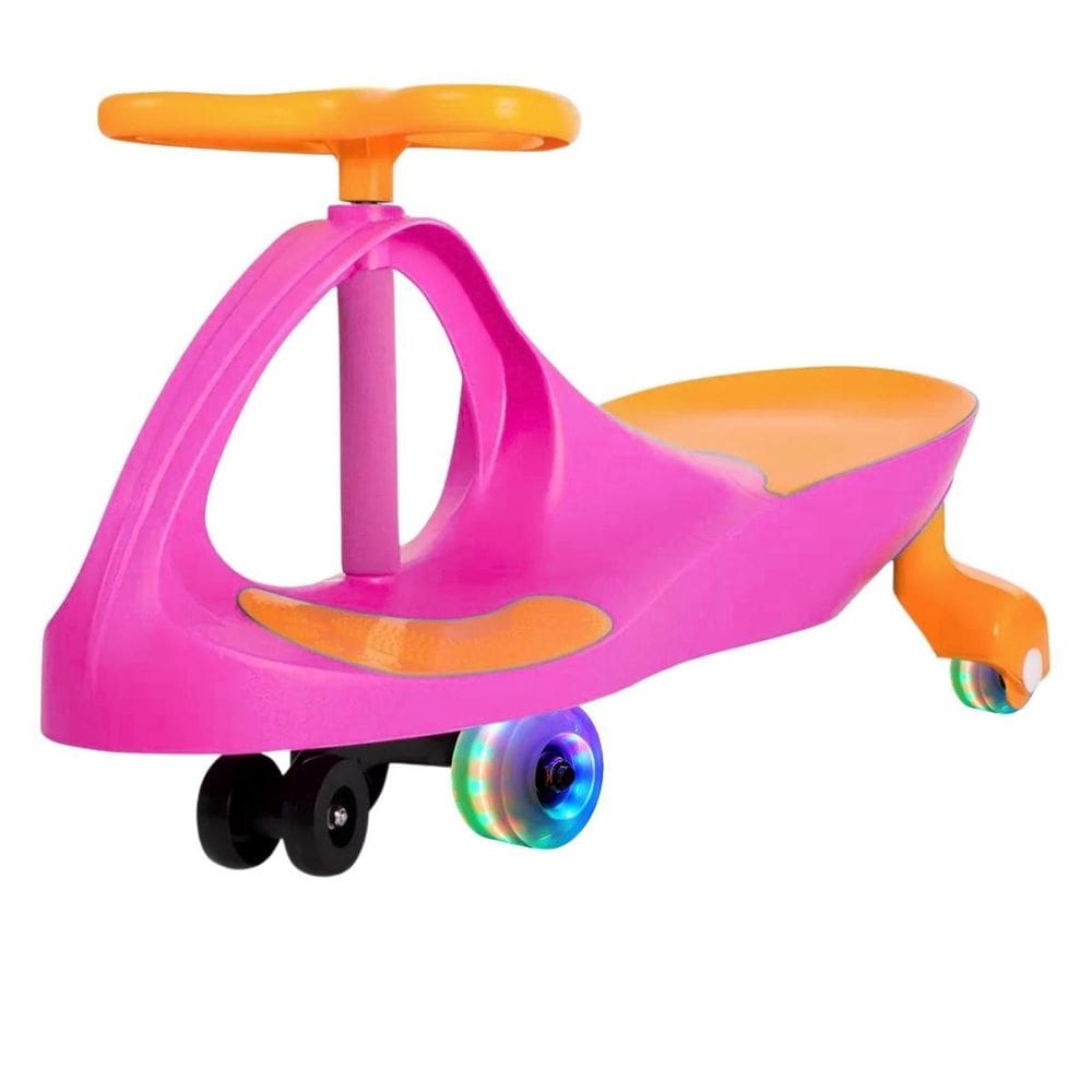Carrinho Rolimã Zig Zag Car 360 Roda Led Infantil - Castela