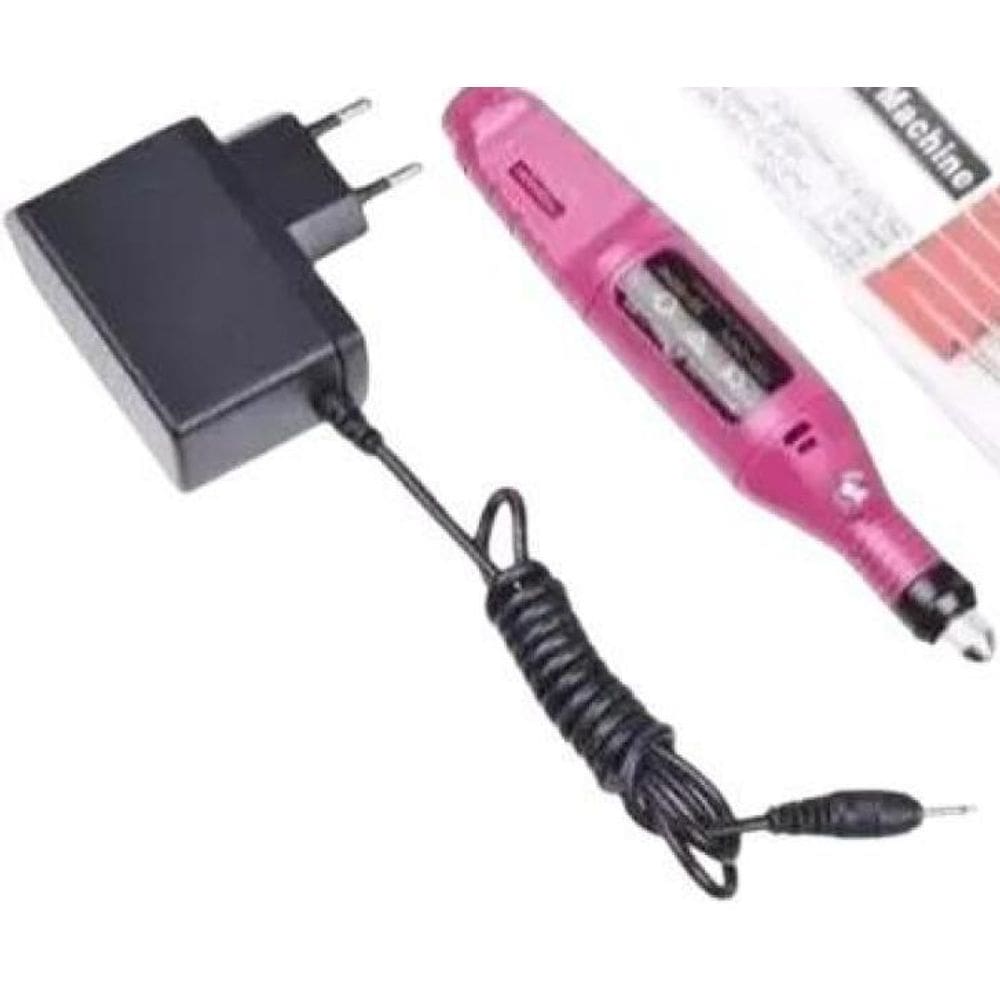 Lixa Elétrica Portátil Bivolt Unhas Acrigel Gel