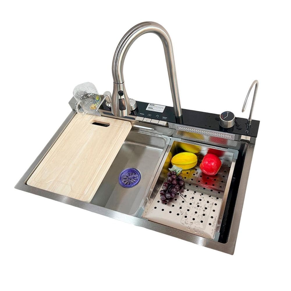 Cuba Cozinha Gourmet Cascata Premium Inox 304 Prata Brinovar