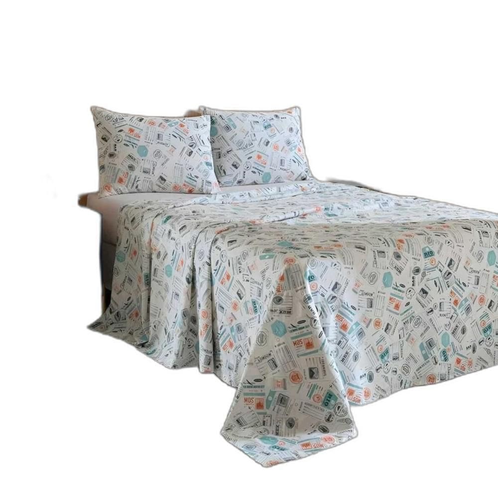 Jogo De Cama Casal 130 Fios Dohler Priori