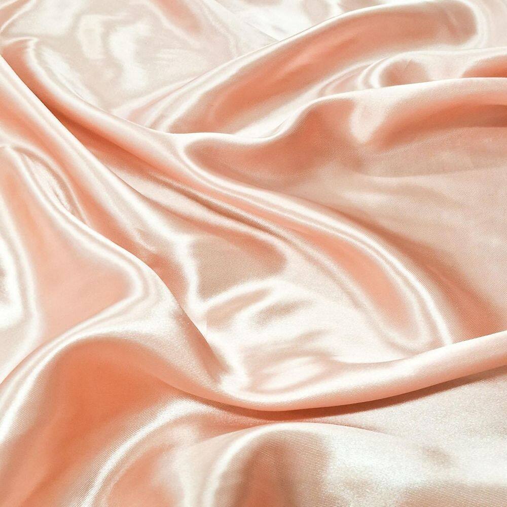 Tecido Cetim De Seda Charmeuse - Cores Lisas - Rolo 5 Metros