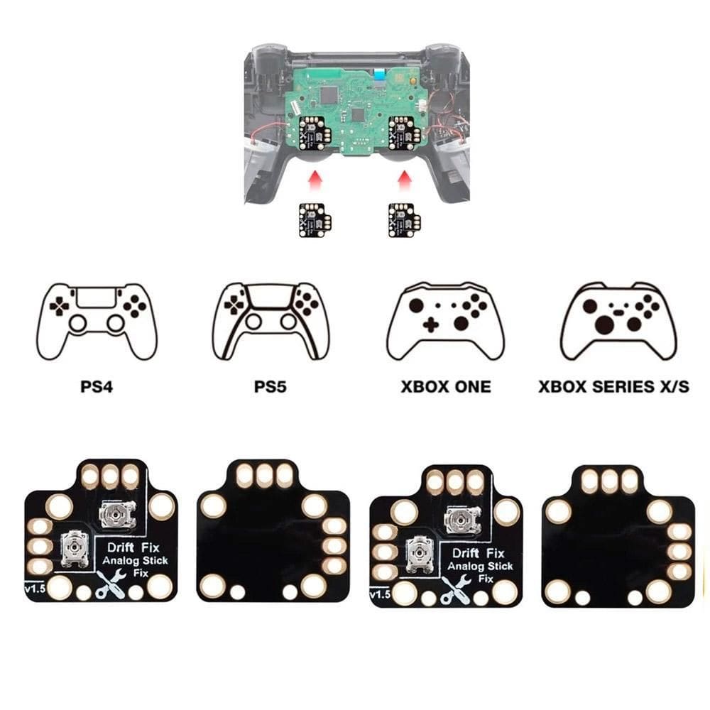 Placas Analógico Drift Fix Para Pst4 Pst5 X-B-O-X Serie S/X