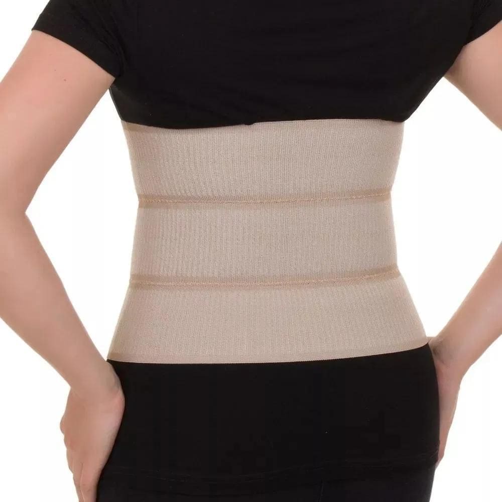 2X Cinta Abdominal Pós Cirúrgica Unissex 3 Gomos P M G