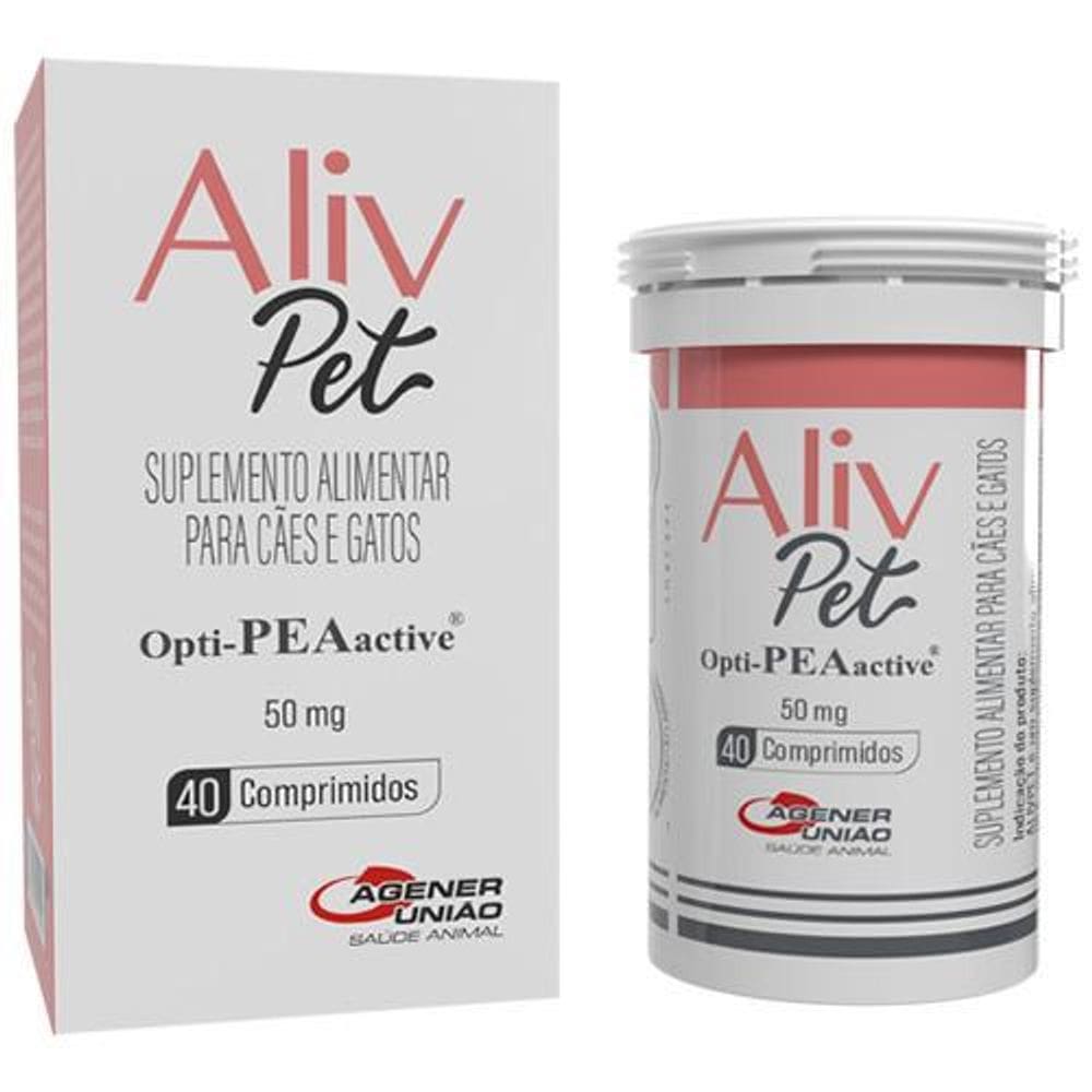 Aliv Pet Opti-Pea Active 50Mg C/40 Comprimidos Agener União
