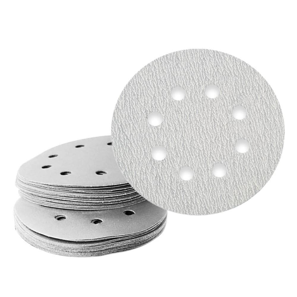 Kit 30 Disco Lixa Pluma Orbital 125Mm 5`` 8 Furos Grão 80