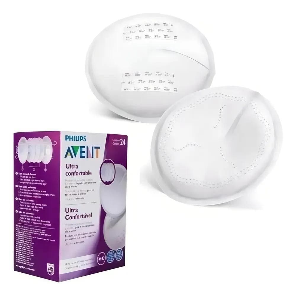 2X Absorvente Descartável De Seios Avent Amamentar Caixa C/