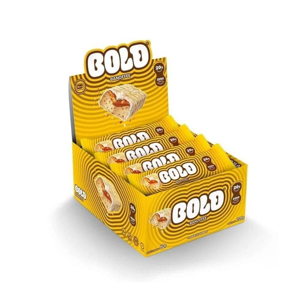 Bold Bar Display 12 Unid De 60G - Sabor: Banoffee.