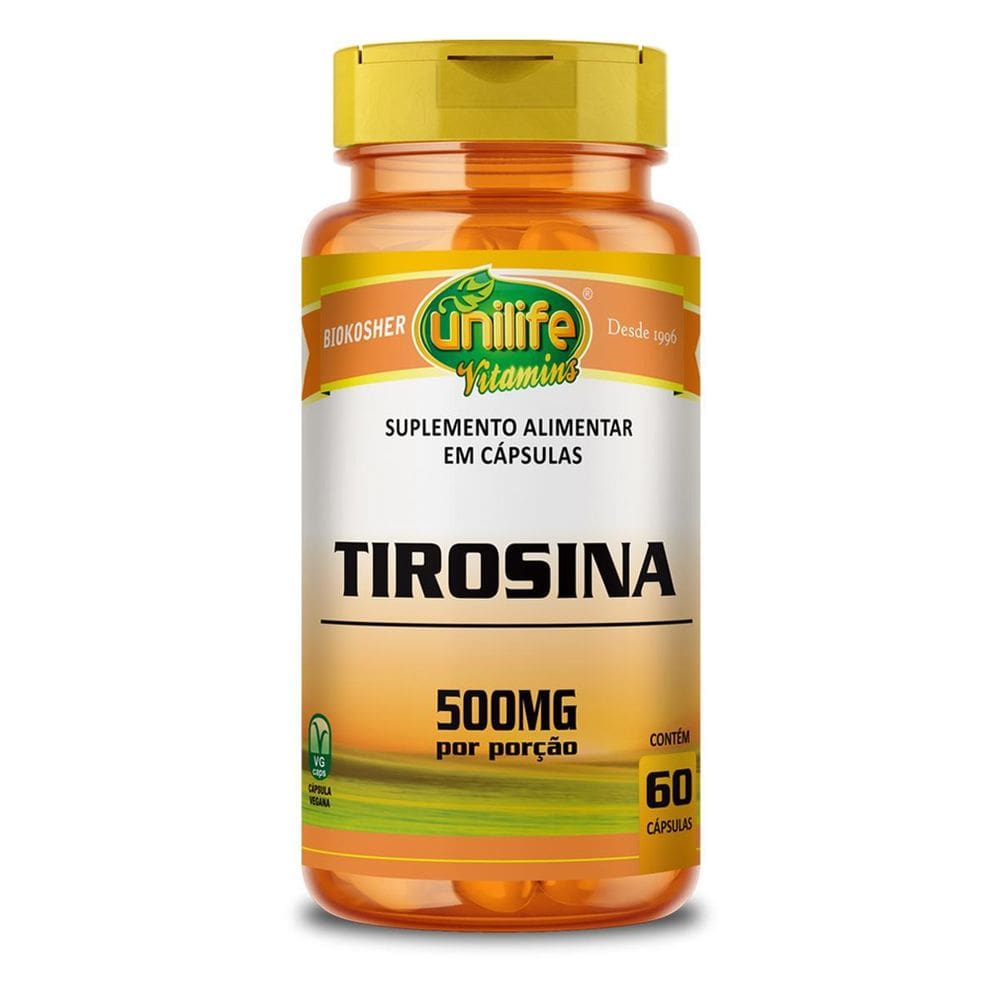 Tirosina Unilife 60 Cápsulas 470Mg