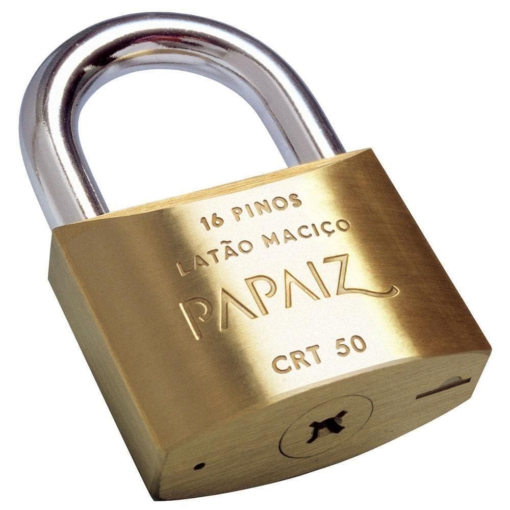 Cadeado Tetra Chave Crt 50mm - 0101500cx - Papaiz Cadeado Tetra-chave Crt 50mm Papaiz 01.01.50.0cx