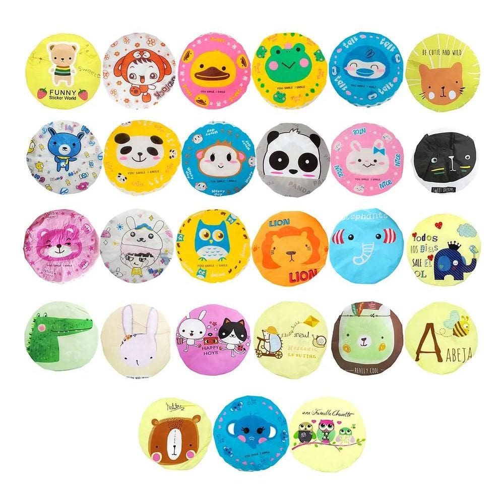 2X Kit 6 Toucas De Banho Infantil Bichinhos