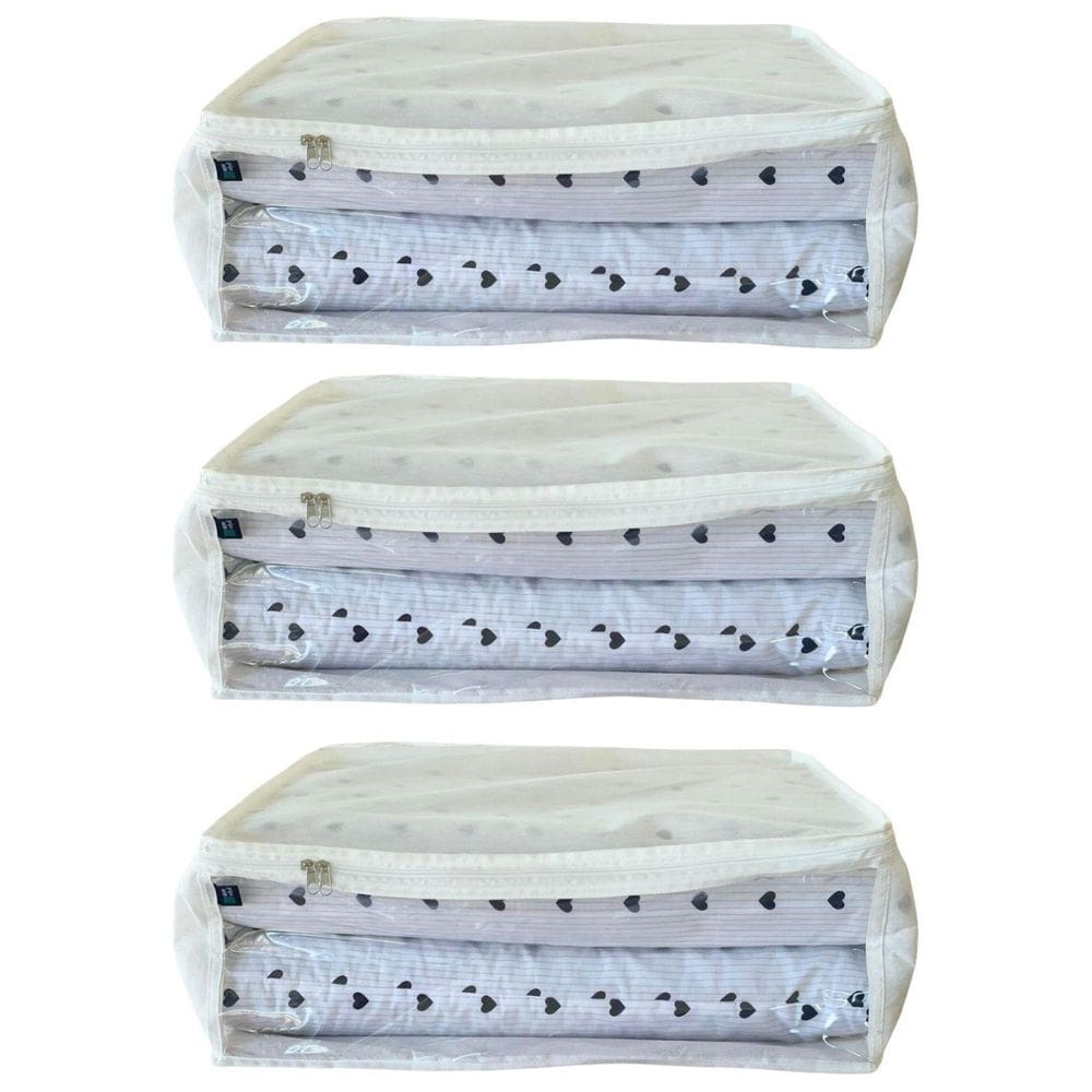 Kit Pack Organizador Multiuso 3 Unidades Tamanho Pp 10X30X25