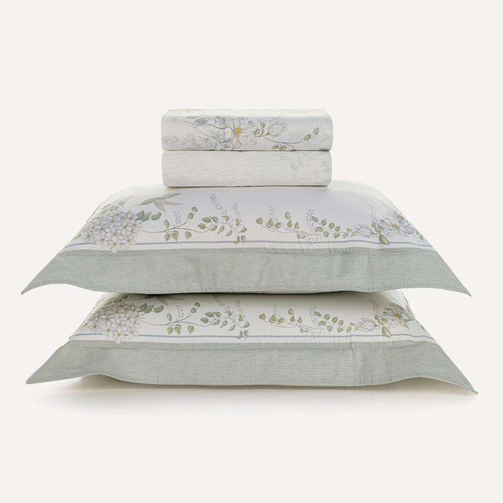 Jogo de Cama Algodão Egípcio 300 Fios Laura - Casal - 4 Peças - Karsten