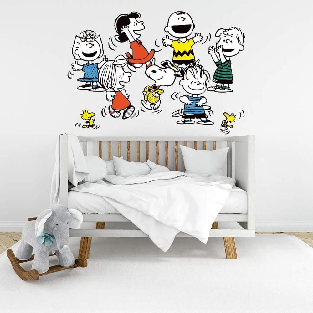 Adesivo De Parede Turma Do Snoopy